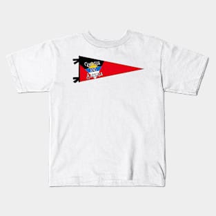 Antigua and Barbuda Flag Pennant Kids T-Shirt